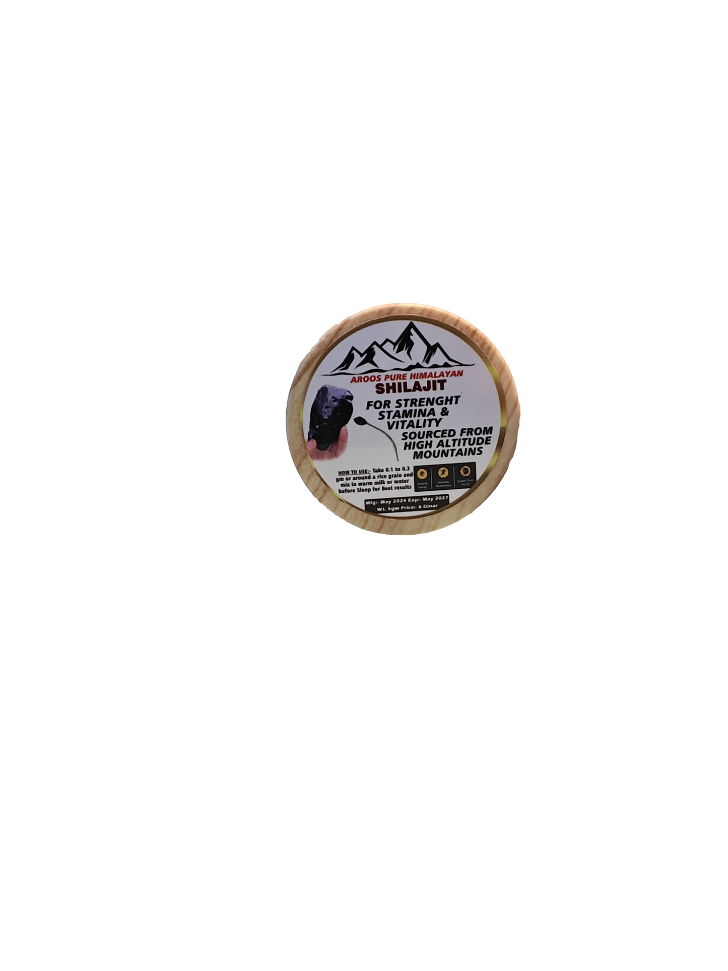 Aroos Organic Himalayan Shilajit